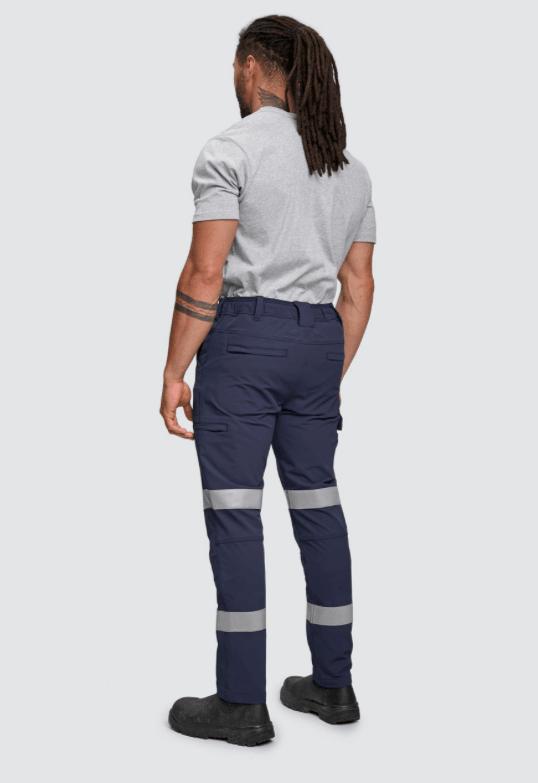 Thumbnail Unisex DWR Water Repellent Flexi Work Pants with Tapes Thumbnail Unisex DWR Water Repellent Flexi Work Pants with Tapes